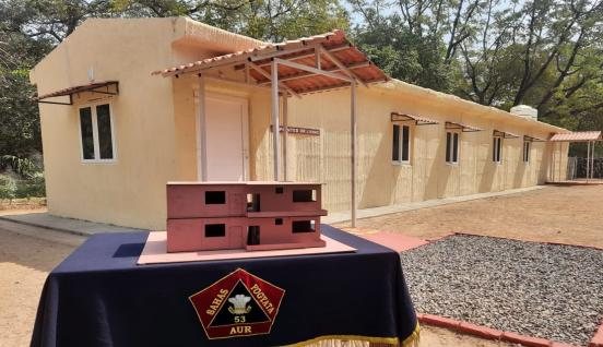 One of MiCoB's early completed 3D-printed defence facilities.